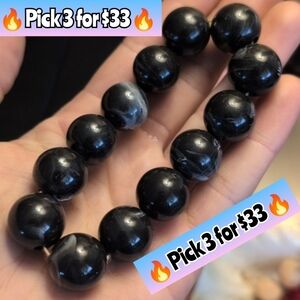Obsidian Black Bracelet Psychic Protection Talisman 🔥Pick 3 for $33🔥